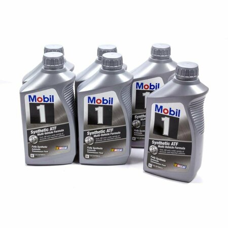 MOBIL 1 112980 Synthetic Automatic Transmission Fluid Oil - 1 qt., 6PK MO374620